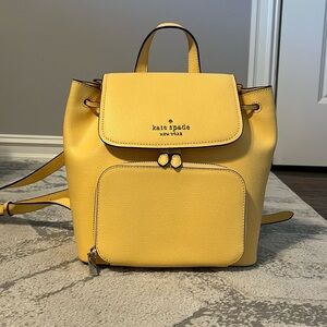 Kristi Medium Flap Backpack baby yellow